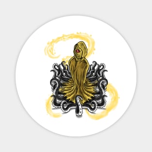 Embrace the Madness: Hastur The King in Yellow Design Magnet